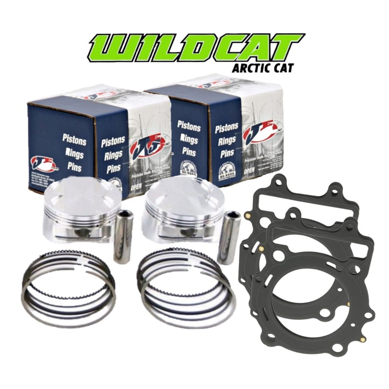 Wildcat 1000 X 4X 94mm Pistons JE Forged +4 Big Bore Piston Big Bore Head Gasket