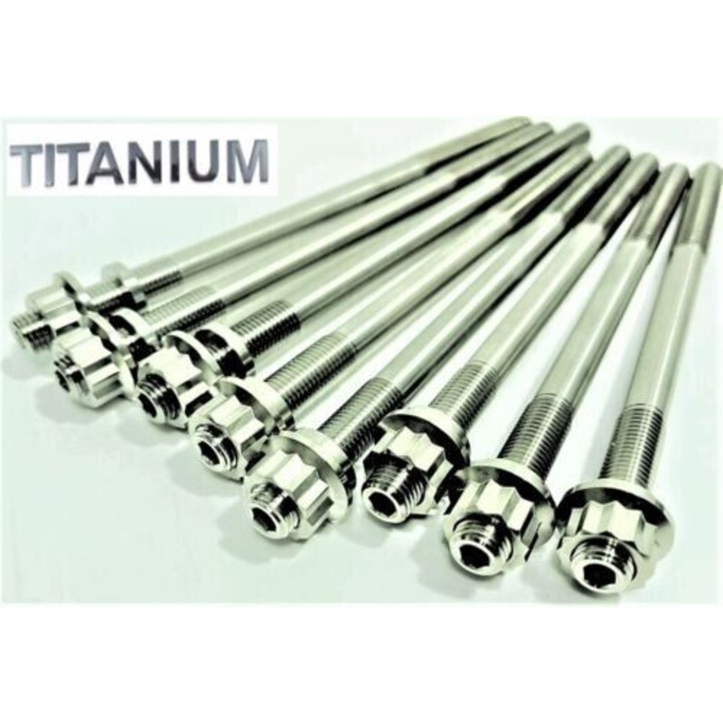 Wildcat 1000 X 4X Head Studs Aftermarket Heavy Duty Titanium Stud Bolt Kit Set