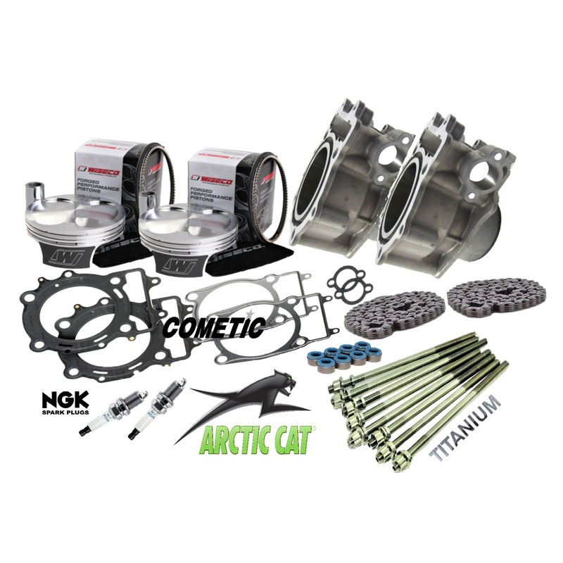 *Wildcat 1000 X Top End Rebuild Kit OEM Cylinders Complete Upper Engine Assembly