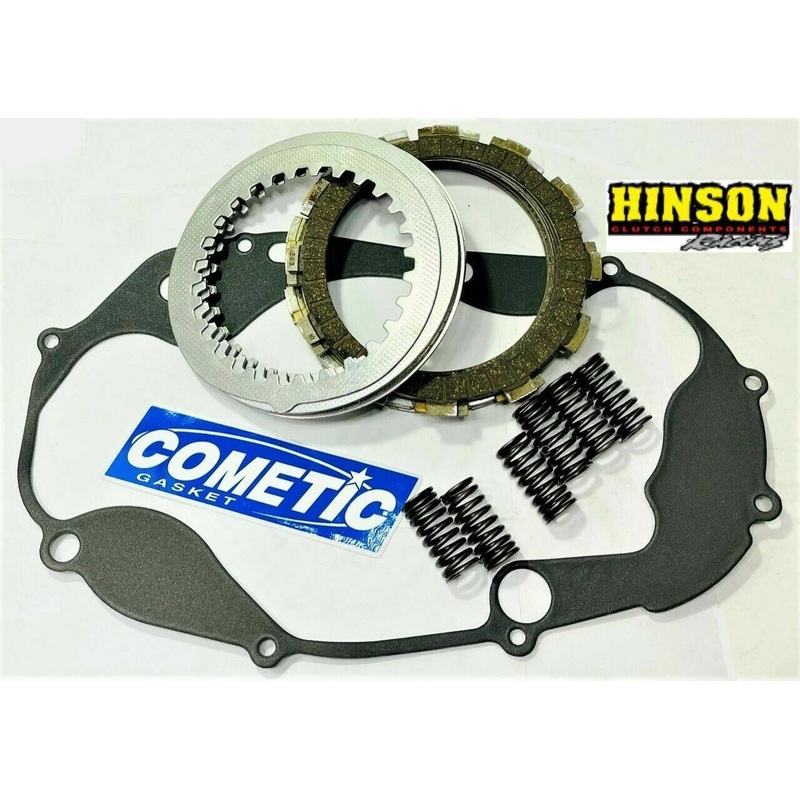 Yamaha Banshee Hinson Clutch Plates Springs Cometic Gasket Complete FSC Kit Set