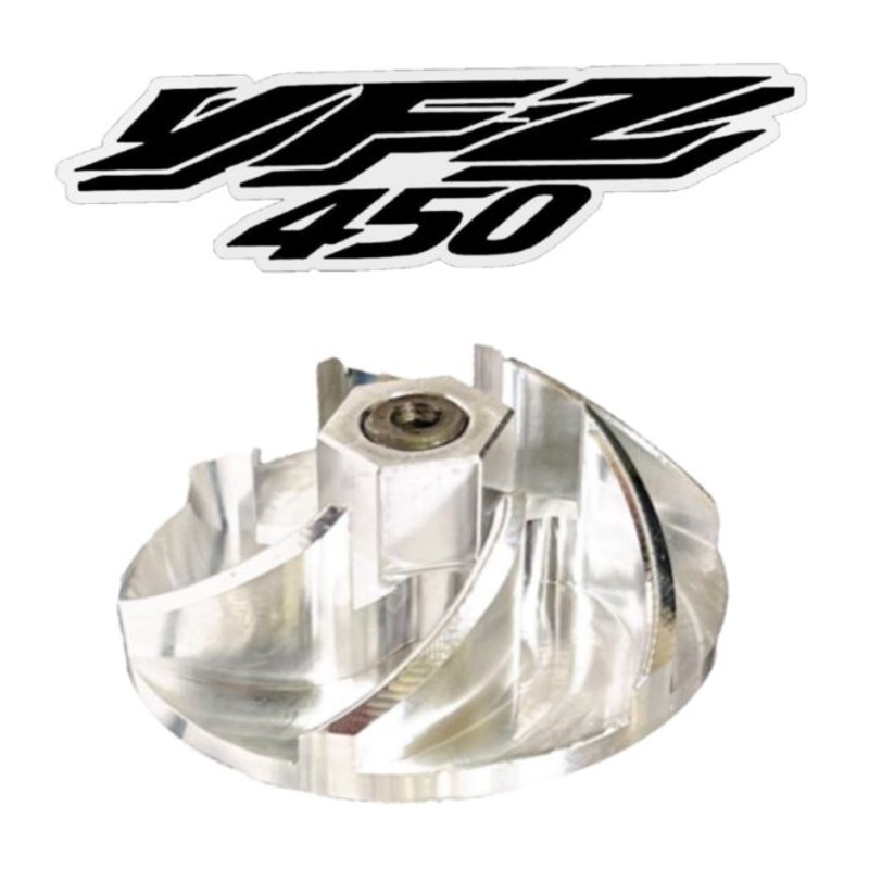 YFZ450 YFZ 450 Billet Water Pump Impeller Gear Redesigned Hi Flow CNC USA Stock