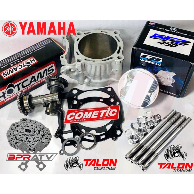 YFZ450R YFZ 450R Big Bore Kit 98mm Cylinder Stage 2 HotCams Complete Top End Kit