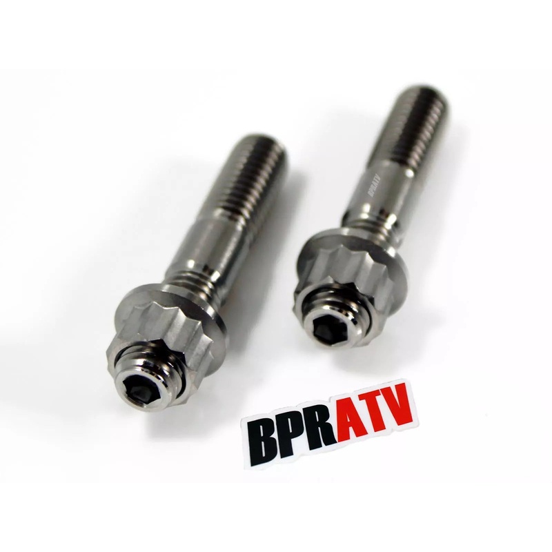 YFZ450R YFZ 450R Heavy Duty Head Pipe Exhaust Studs TITANIUM Stud 12 Pt Nut Kit
