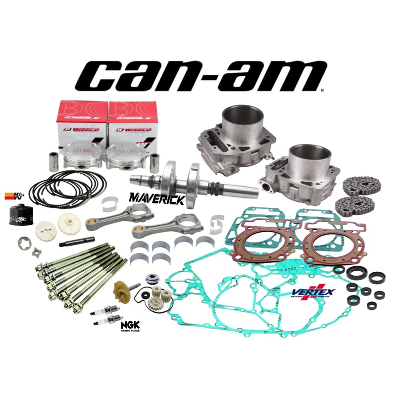 2019 Maverick 1000 Trail Sport Rebuild Kit Complete Top Bottom Motor Engine Set