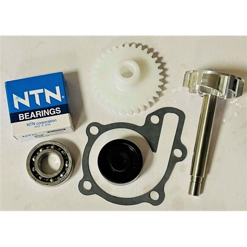 Banshee YFZ350 Water Pump Impeller Billet CNC H2O Shaft Gear Bearing Seal Kit