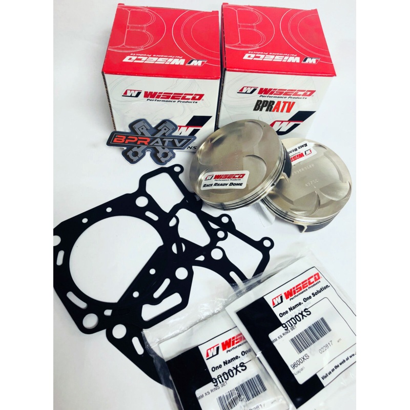 Brute Force 750 KVF750 Teryx 85mm Stock OEM Bore Wiseco Pistons Set Head Gaskets