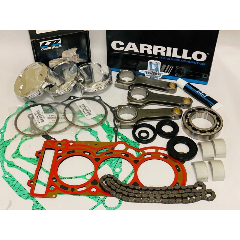 Can-Am Can Am X3 X-3 Big Bore Pistons +.50 Top End Rebuild CP Carrillo Rods Rod