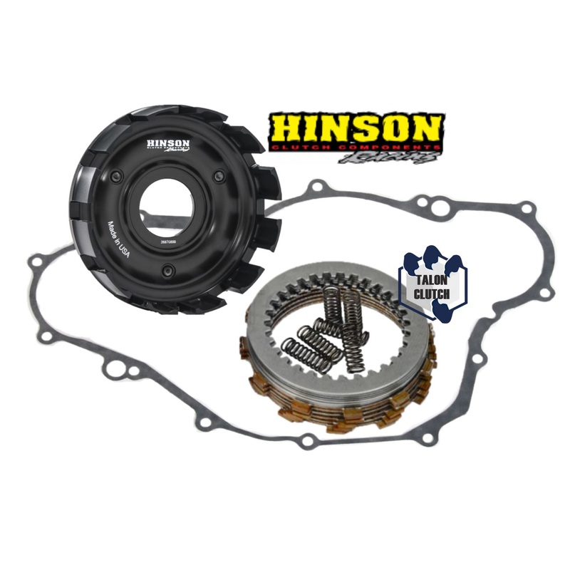 *YFZ450 YFZ 450 Hinson Billet Clutch Basket Fibers & Plates Springs Cover Gasket