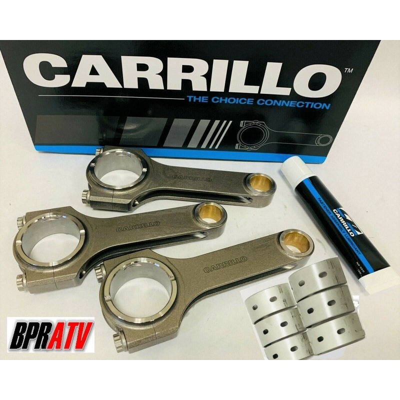 YXZ1000R SS EPS XTR Carrillo Rods Aftermarket Connecting Rod Blue Bearings Kit