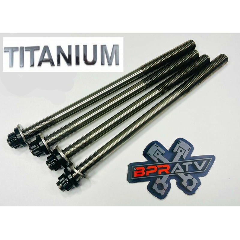 03-06 WR450F WR 450F TITANIUM Head Studs Strongest Best Ti Head Stud Bolt Kit