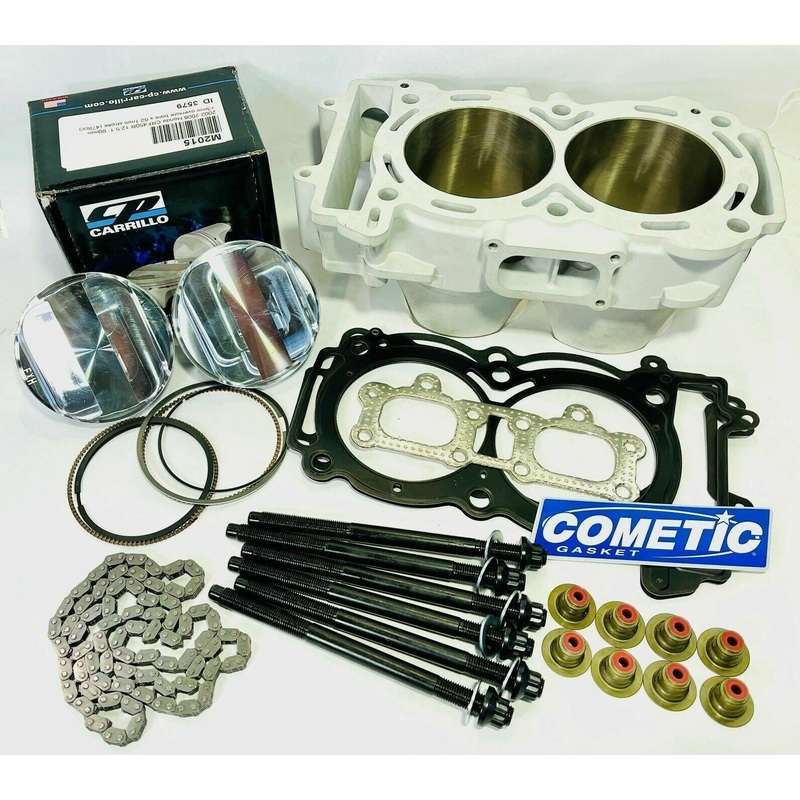17+ RZR XP 1000 96mm Big Bore Kit +3 Cylinder Pistons Top End Rebuild Kit 1035