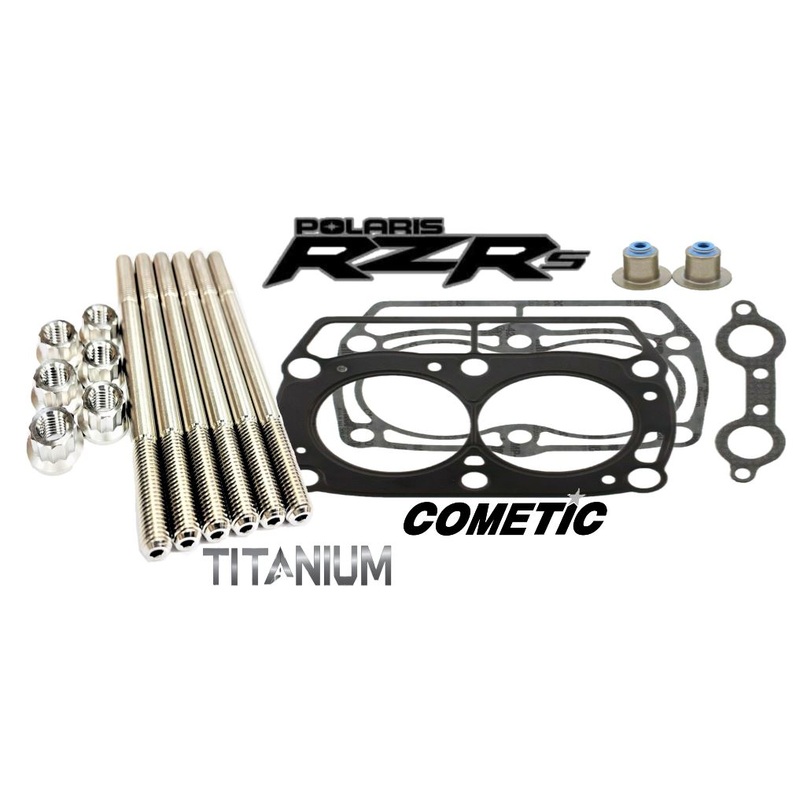 Ranger 700 800 HD XP Ti Cylinder Head Stud Kit TITANIUM Studs Top End Gasket Kit