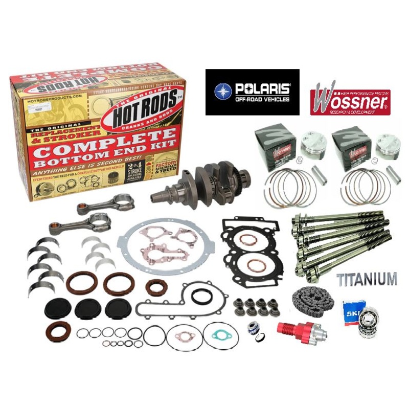 RZR XP Turbo S S4 Big Bore Rebuild Kit +5 98mm Pistons Complete Top Bottom End