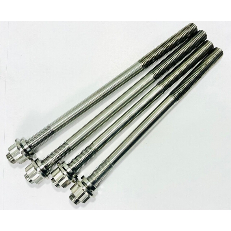 YFZ450 YFZ 450 ATV TITANIUM Head Stud Kit Strongest Best Ti Aftermarket Studs