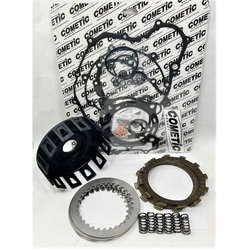 YFZ450 YFZ 450 Quick Change Clutch Kit Billet Basket Duner MX Plates Gasket Set
