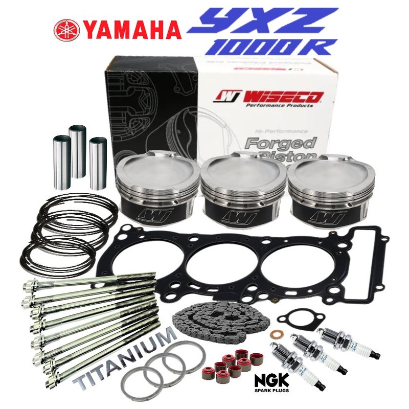 YXZ1000R Hi Comp Big Bore Rebuild Kit 82mm 12.5:1 Pistons 1049c Complete Top End