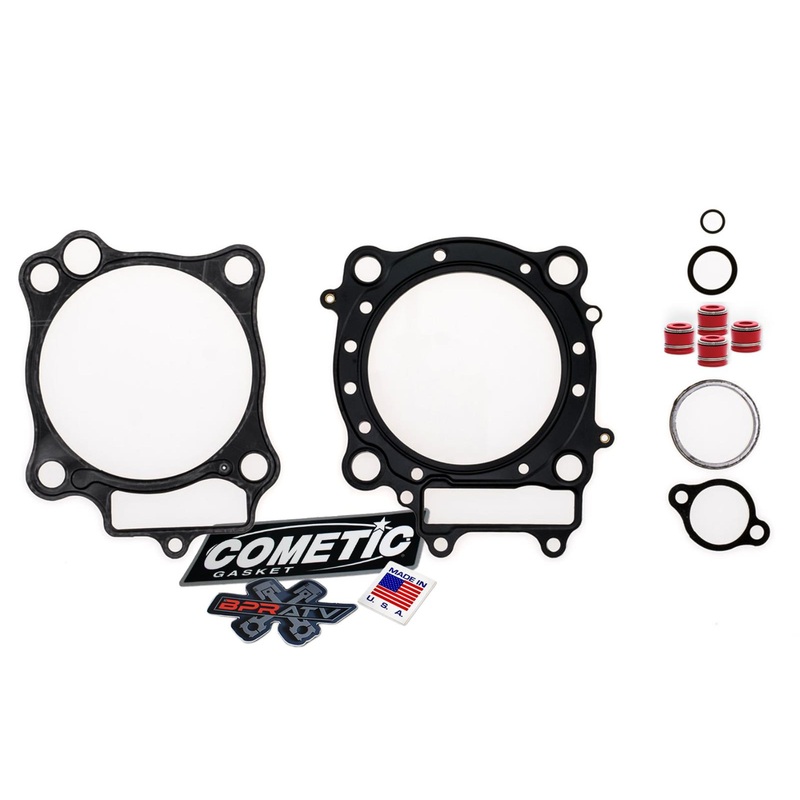 02-08 CRF450R CRF 450R Stock Bore Cometic Top End Gasket Kit KP RED Viton Seals