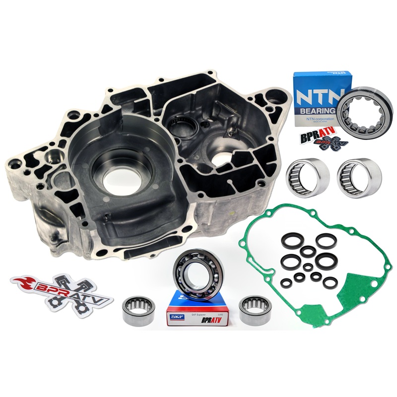 04 05 Honda TRX450R Left Side OEM Crankcase Gaskets Seals Bearings 11200-HP1-670
