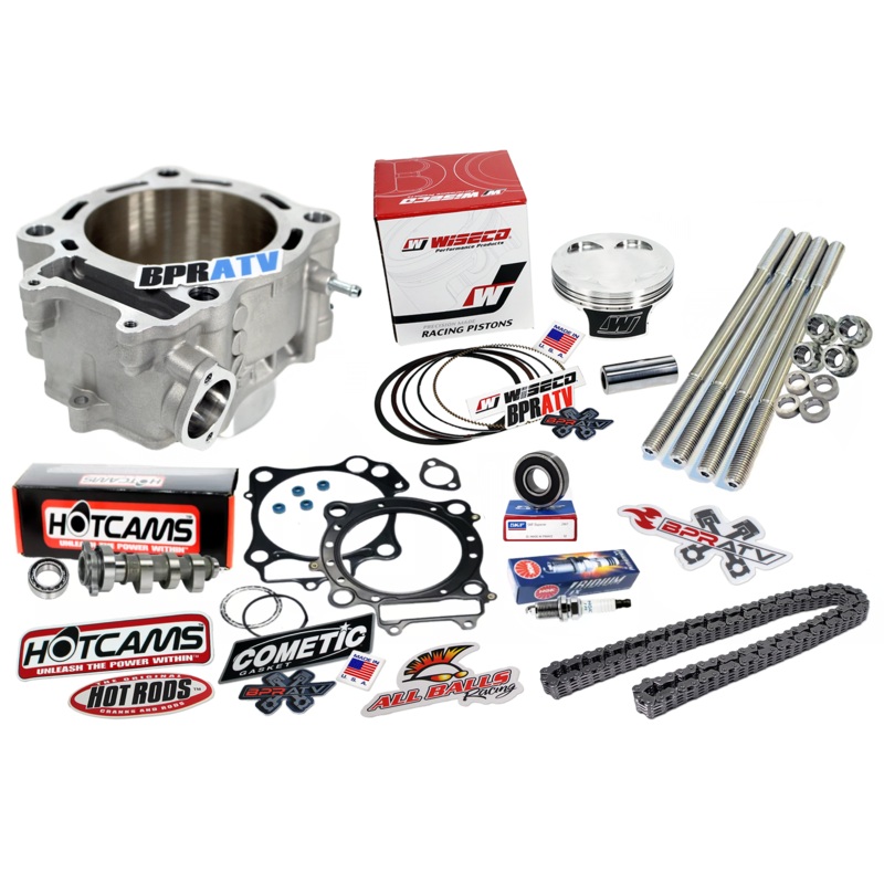 04 05 TRX 450R Stock Top End Engine Rebuild Kit Replacement Stage 2 Hot Cams Kit