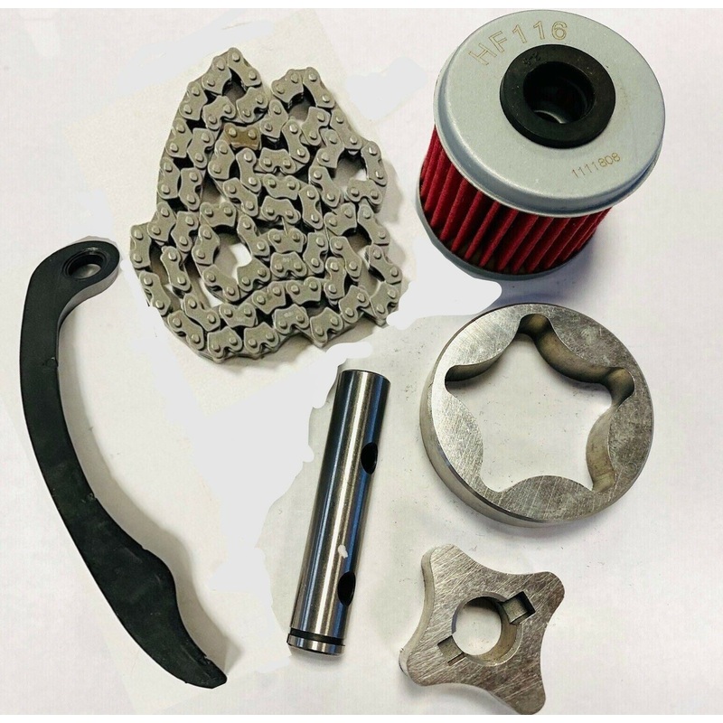 Brute Force Teryx 650 750 Oil Pump Rotor Shaft Filter Guide Complete Rebuild Kit