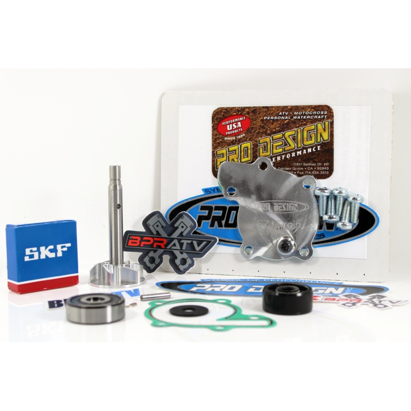 Pro Design Banshee BILLET Water Pump Impeller Bearing Gasket Upgrade Repair Kit