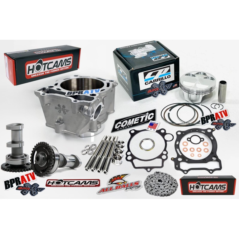 YFZ450 Big Bore Kit 98mm Stage 3 Hot Cams 13.5 CP-Carrillo Piston Titanium Studs