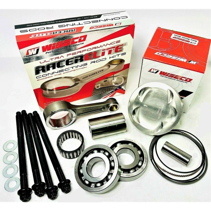 06+ TRX 450R 450ER Wiseco Conn Rod Kit Racer Choice HD Stock Bore Piston Rebuild