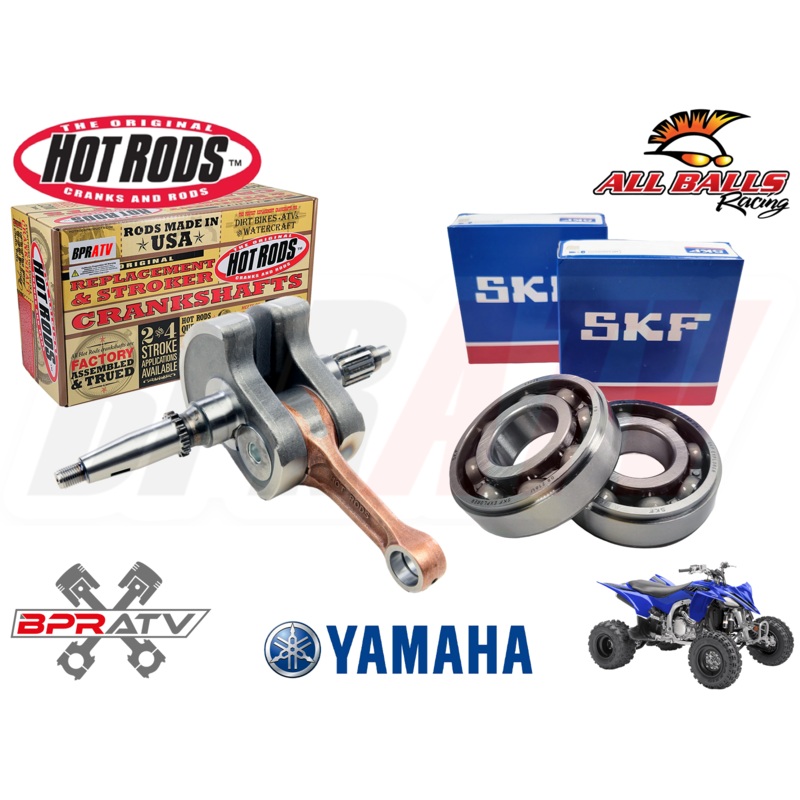 09-13 YFZ450R YFZ 450R Hot Rods OEM Replacement Crankshaft Crank & Main Bearings
