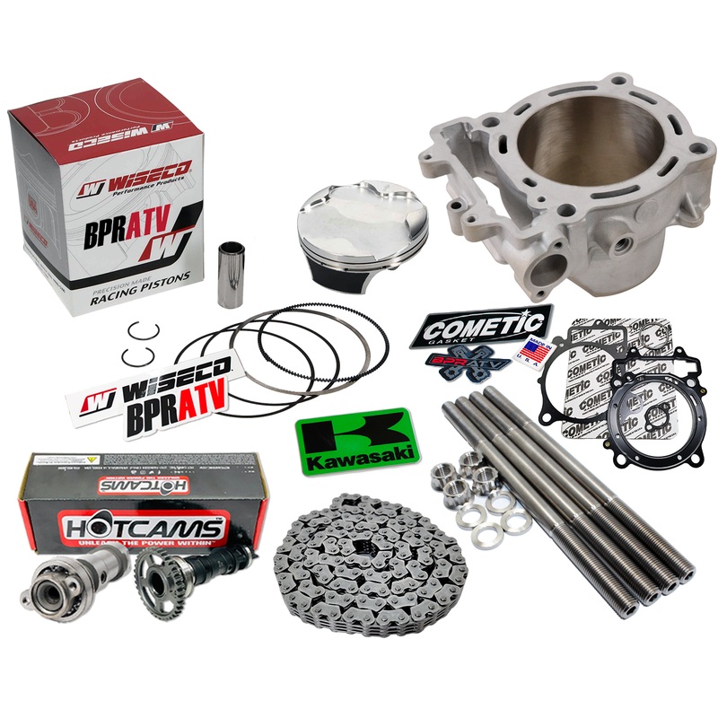 09-15 KX450F KX 450F 96mm Stock Bore Cylinder Piston HOTCAMS Top End Rebuild Kit