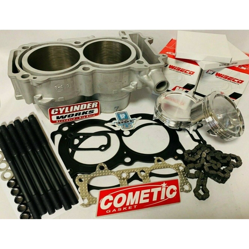 17+ XP1000 XP 4 XP 1000 Stock Bore Cylinder Pistons Rebuilt Top End Rebuild Kit