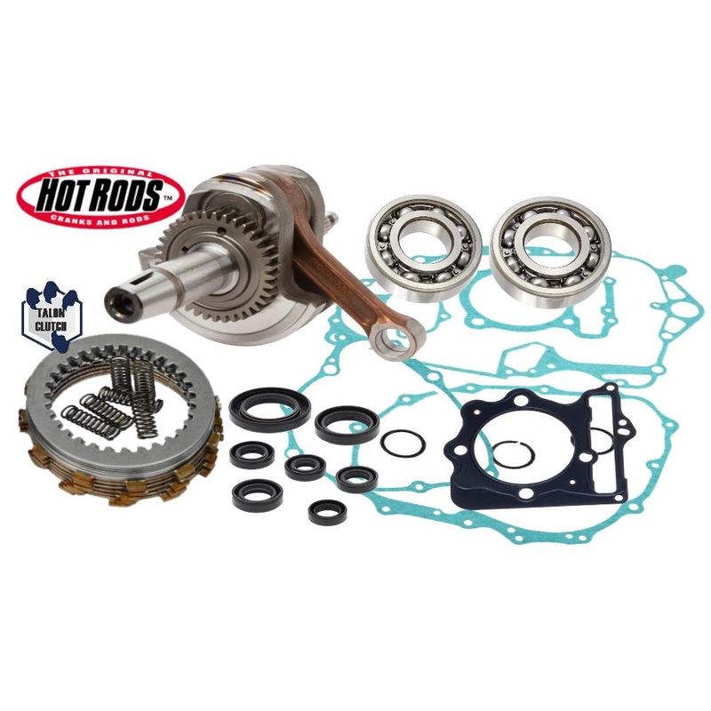 99-04 TRX 400EX Stroker Crank Rebuild Kit Hotrods 4mm Crankshaft Bottom End Part