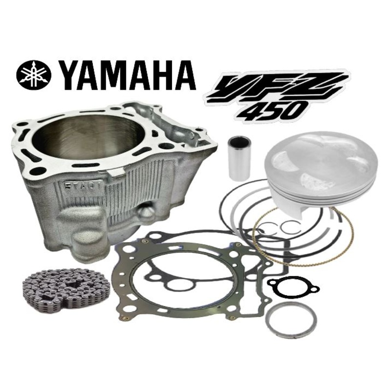 Replace YFZ450R YFZ 450R OEM Cylinder Stock Yamaha Piston Top End Rebuild Kit