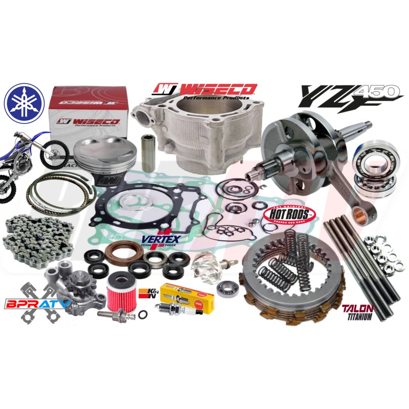 03-05 YZ450F YZ 450F Cylinder Piston Oil Pump Complete Motor Engine Rebuild Kit