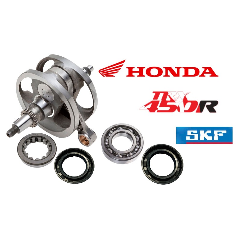 04 05 TRX450R TRX 450R OEM Crank Bearings Honda Crankshaft Main Bearing Seals