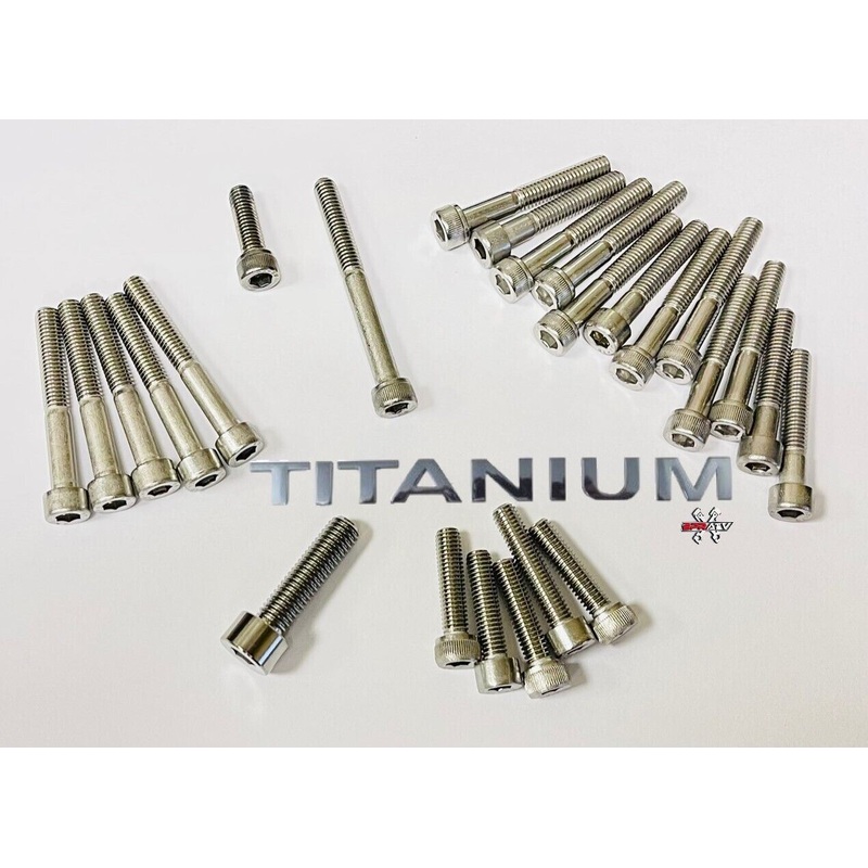 04 05 TRX450R TRX 450R Titanium Clutch Cover Bolts Ti Right Side Cover Bolt Kit