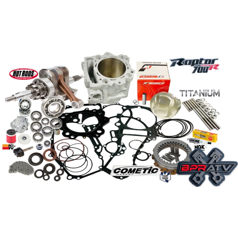 05-14 Raptor 700 Big Bore Stroker Kit Top Bottom Complete Kit 780 Motor Engine
