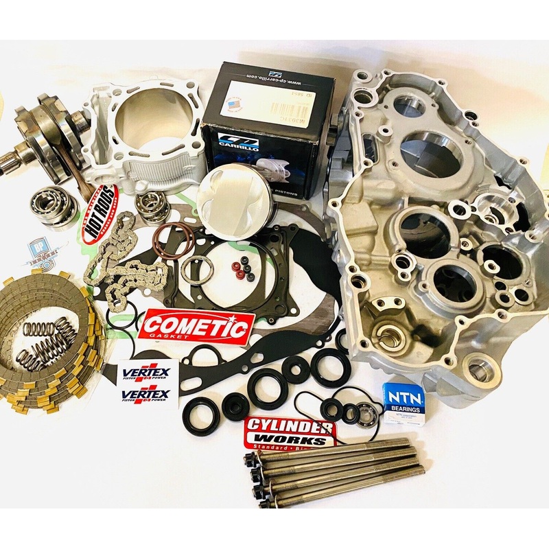 06-09 YZ450F YZ 450F Cases Complete Rebuilt Motor Engine Rebuild Kit Crankcases