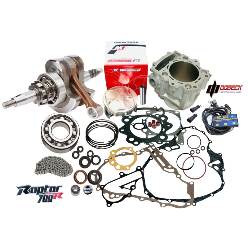 08-14 Raptor 700 700R Big Bore Stroker Kit Dobeck*EFI*EJK 780 Complete Rebuild
