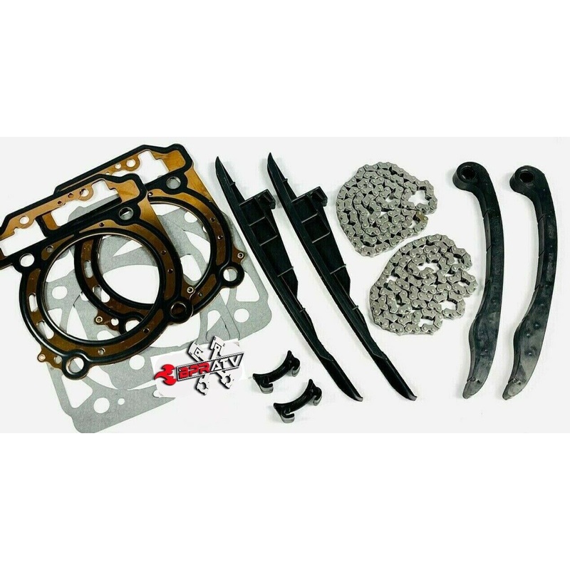 Commander 1000 1000R MAX Front Rear Cam Chain Guides Timing Guide Heads Gaskets