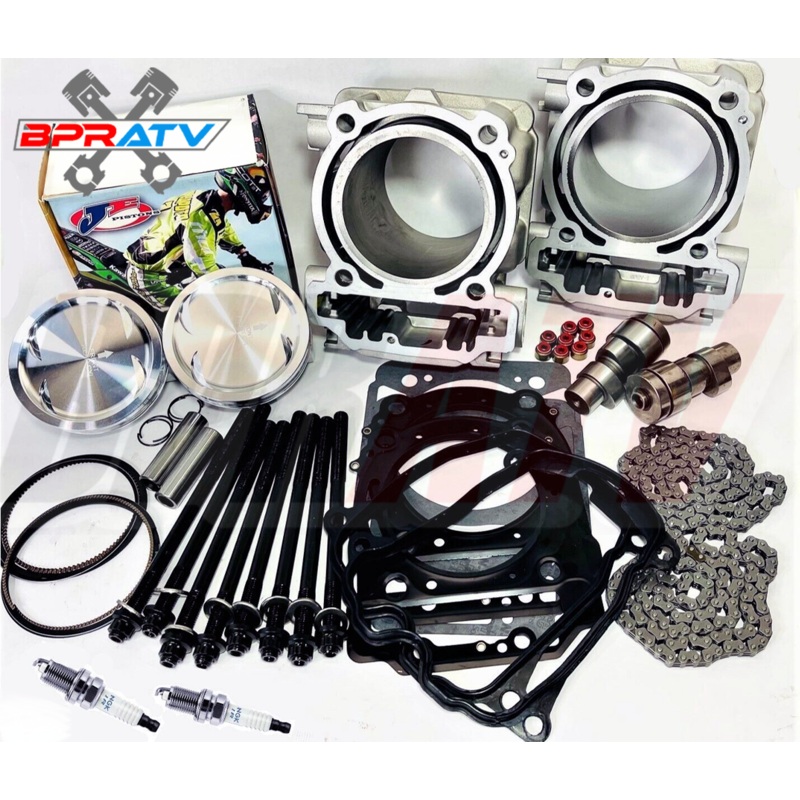 Commander Defender 1000 R Wiseco Piston Cylinder Top End Rebuild Kit + Camshafts