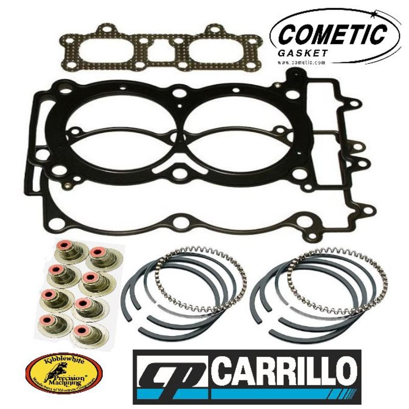 RZR XP 1000 CP Carrillo Piston Rings 98m Big Bore Ring Seals Top End Gasket Kit