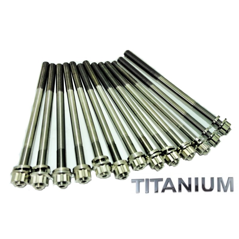 Suzuki GSXR1100W GSXR 1100W Titanium Head Studs Grade 5 Ti Stud Bolt Upgrade Kit