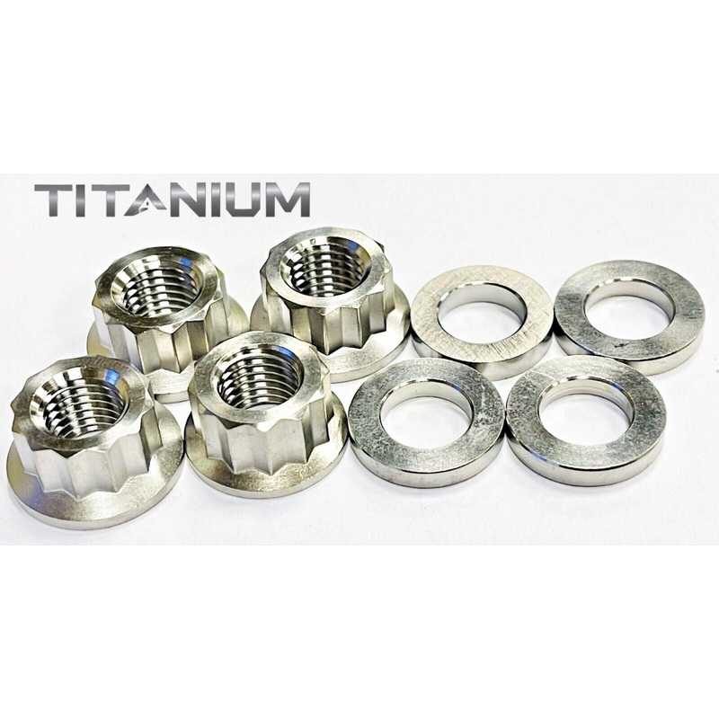YFZ450 YFZ450R ARP KMS Stud Kit Replacement Nuts 12 Point Titanium Set Washers