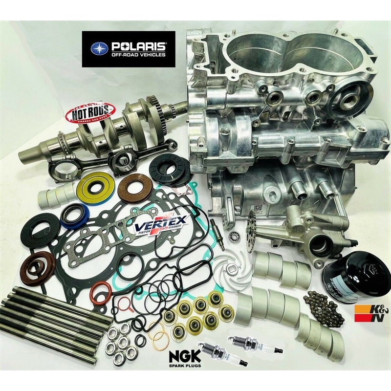 13 14 RZR XP 900 Crankcases Rebuild Kit Bottom Lower End Motor Engine Assembly