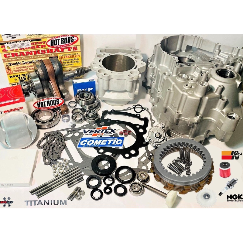 13+ Raptor 700 700R Crank Cases 105.5 Big Bore Stroker Complete Rebuild Kit 780c