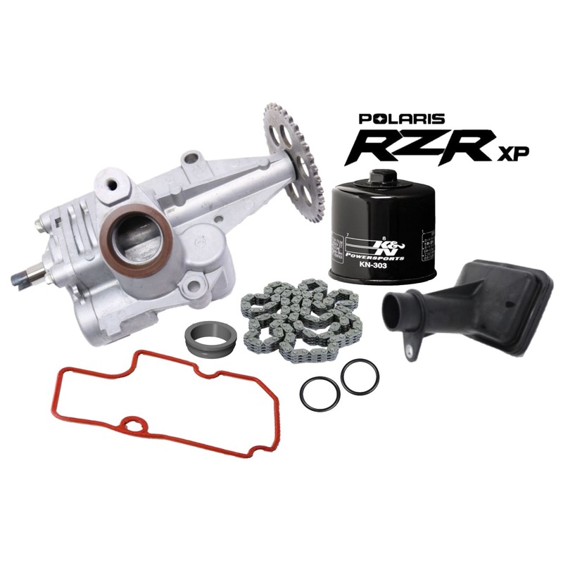 14-17 Polaris XP 1000 900 3023491 1204762  Oil Pump Pickup K&N Filter Change Kit