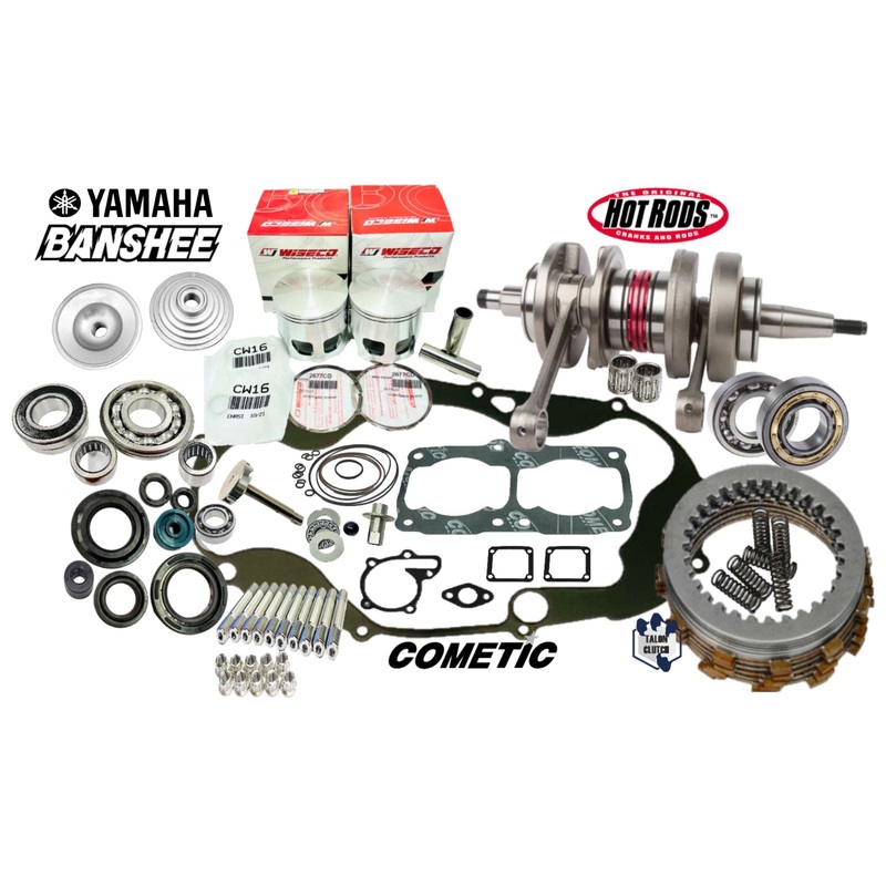 Banshee Stock Cyl Stroker Kit Top Bottom 4mm Crank Rebuild Assembly NO SPACER