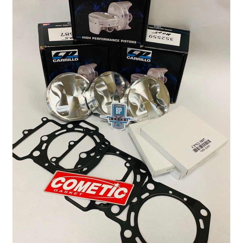 Can-Am Can Am X3 X-3 XMR Big Bore 74.50mm Turbo 9:1 CP Pistons Set & Cometic Kit
