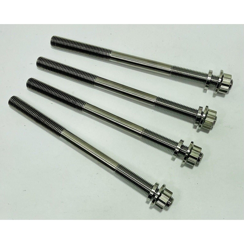 Raptor Rhino Grizzly 660 Titanium Cylinder Studs Strongest Best Ti Case Stud Kit