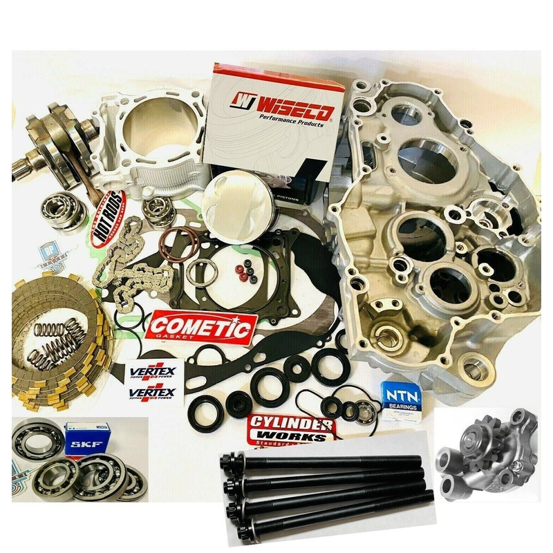 Raptor YFM 660 Cases Bottom End Complete Rebuilt Motor Engine Rebuild Parts Kit